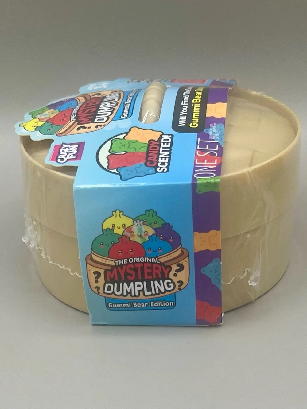 RMS Crazy Fun Mystery GUMMY BEAR Dumpling Bun + Mystery SQUISHY BEAR ~2 Pack
